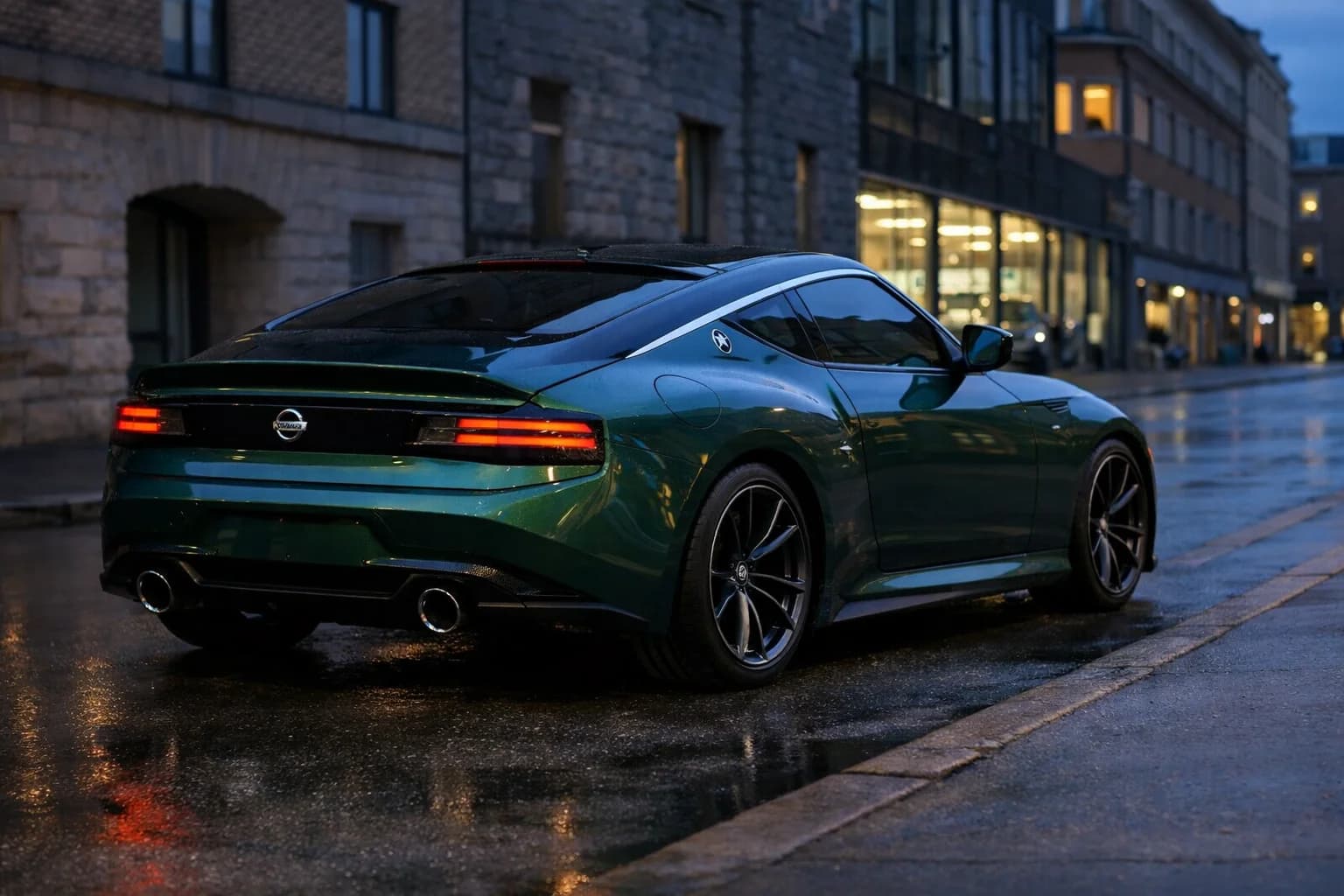 Nissan Z med manuell växellåda finns ändå inte här hemma