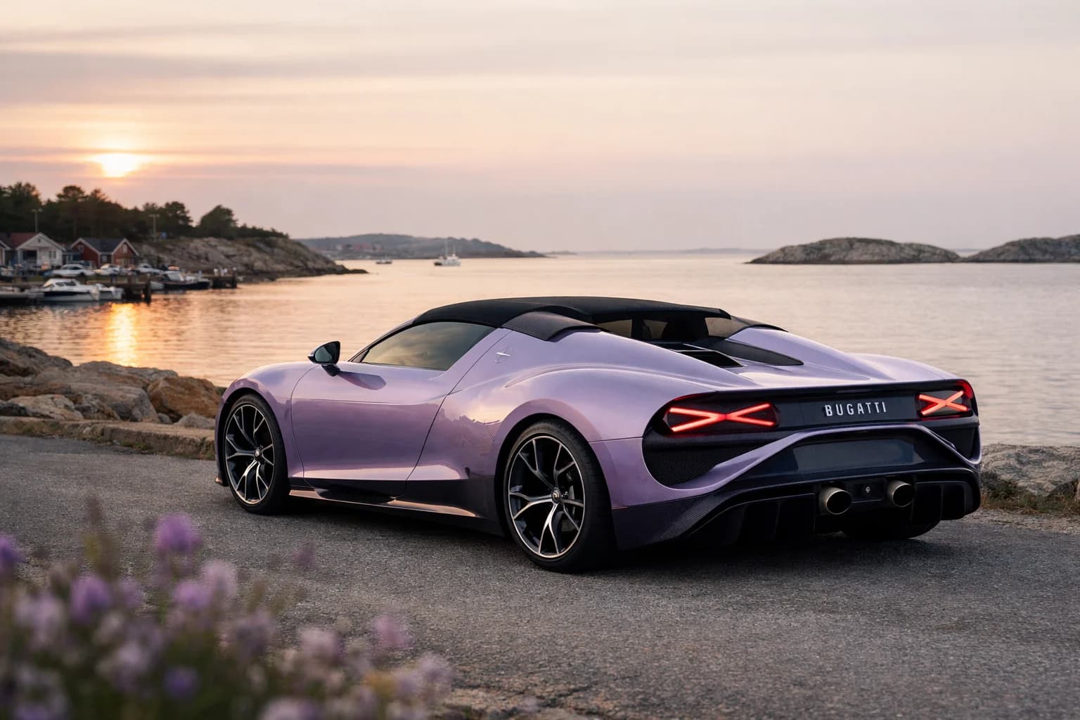 Bugattis sista W16-roadstern blev något helt annat