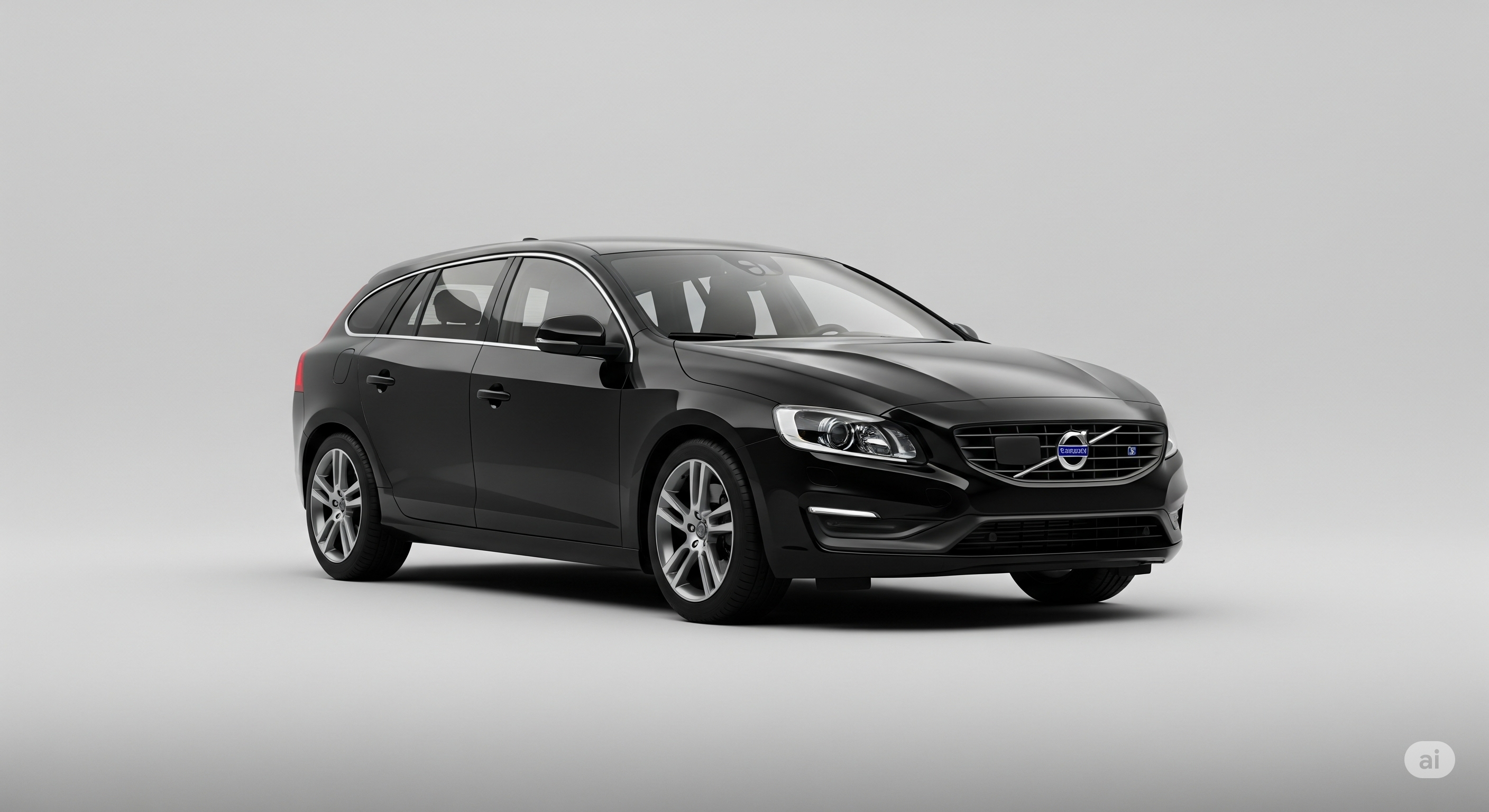 En svart Volvo V60, en säker och bekväm svensk klassiker som begagnad.